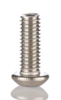 183-8727 RS PRO Stainless Steel Hex Socket Button Screw, ISO 7380, M6 x 16mm