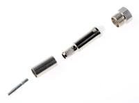 j01701a0007 Telegartner, Jack Cable Mount FME Connector, 50Ω, Crimp Termination, Straight Body