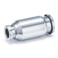 kqb2h04-06 SMC KQB2 Series Different Diameter Straight, Push In 6 mm to 4 mm, Tube-to-Tube Connection Style, KQB2H04-06