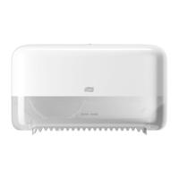 558040 Tork White Plastic Toilet Roll Dispenser, 130mm x 207mm x 360mm