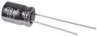 eca1ahg471 Panasonic 470μF Aluminium Electrolytic Capacitor 10V dc, Radial, Through Hole - ECA1AHG471