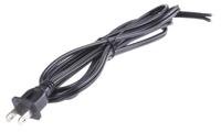 731-6179 RS PRO Unterminated Straight Type A US Plug Plug Power Cord, 2m