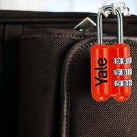 yp2231281r Yale Combination Combination Padlock, 3mm Shackle, 23mm Body