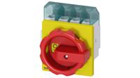3ld2203-1tl53 Siemens 4P Pole Front Panel Isolator Switch - 32A Maximum Current, 6kW Power Rating, IP65