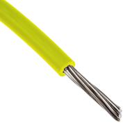 872-4518 RS PRO Yellow 0.2mm² Hook Up Wire, 24 AWG, 11/0.16 mm, 100m, MPPE Insulation
