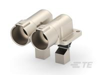 1-2394071-2 TE Connectivity PowerTube 1000 Series Right Angle Panel PCB Connector, 2 Contact(s), 36 mm Pitch, 1 Row, Shrouded