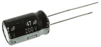 eca2dhg470 Panasonic 47μF Aluminium Electrolytic Capacitor 200V dc, Radial, Through Hole - ECA2DHG470
