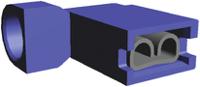 3-520338-2 TE Connectivity Ultra-Fast .187 Insulated Female Spade Connector, Flag Terminal, 4.75 x 0.51mm Tab Size, 1.3mm² to 2mm²