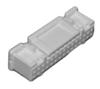 pudp-30v-s JST, PUD Female Connector Housing, 2mm Pitch, 30 Way, 2 Row