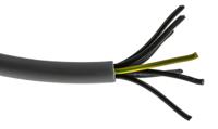 827-4293 RS PRO Control Cable, 7 Cores 0.5 mm² 20 AWG, Unscreened, 50 m, Grey Polyvinyl Chloride Sheath