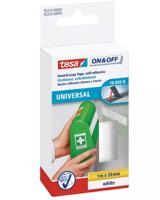 55224-00003-01 Tesa White Hook & Loop Tape, 20mm x 1m