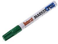 20379-ab Ambersil Green 3mm Medium Tip Paint Marker Pen for use with Various Materials