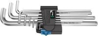 05022130001 Wera 9 piece L Shape Metric Hex Key Set, 1 x 1.5x90 mm, 1 x 2.0x100 mm, 1 x 2.5x112 mm, 1 x 3.0x126 mm, 1 x 4.0x140 mm,