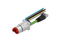 58-22011 CONEC Connector, 9 Contacts, Panel, B23 Connector, Socket, Male/Female, IP67, 58-22 Series