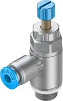 grla-18-qs-4-rs-d Festo GRLA Series Tube Exhaust Valve, 4mm Tube Inlet Port x G 1/8 Outlet Port, 197580