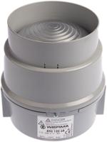89012068 Werma BWM 890 Series Red Steady Beacon, 115 → 230 V ac, Base Mount, LED Bulb, IP65