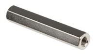 806-6708 RS PRO Standoff, M4 x M4 Thread, 40mm Body, Brass, Female/Female