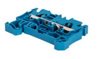 2004-1204 WAGO  TOPJOB S, 2004 Series Blue, 4mm², Single-Level, Push-In Cage Clamp Termination, ATEX, IECEx