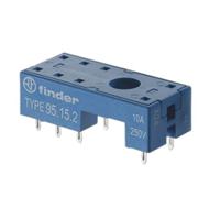 95152sma Finder 95 250V ac PCB Mount Relay Socket, for use with 40.52, 40.61, 41.52, 41.61, 41.81, 44.52, 44.62, 40.51 Series