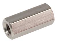 301312040050 Essentra Standoff, M3 x M3 Thread, 12mm Body, Brass, Female/Female