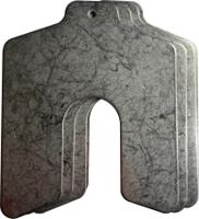 81554 Steel Shim, 125mm x 125mm x 2mm