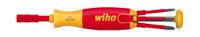 38613 Wiha Phillips, Pozidriv, Slotted Bit Holder Screwdriver, 6-Piece