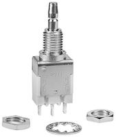 eb2011 NKK Switches Push Button Switch, Momentary, Panel Mount, 6.35mm Cutout, SPDT, 125V ac