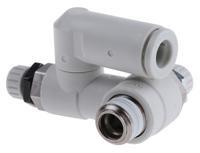 asd330f-01-06s SMC ASD Series Threaded Speed Controller, R 1/8 Male Inlet Port x 6mm Tube Outlet Port