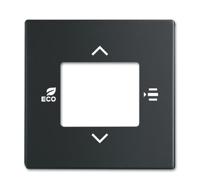 2cka006155a0065-610903-885-500 ABB Black 1 Gang Cover Plate