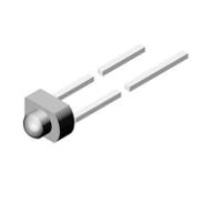 tlur2400 Vishay Red LED 1.8 mm Through Hole, TLUR2400