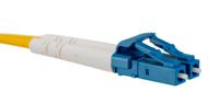 flcxxs2-lclcdy-100m HellermannTyton Connectivity LC to LC Tight Buffer OS2 Single Mode OS2 Fibre Optic Cable, 3mm, Yellow, 10m
