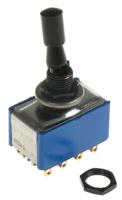 5666adbgk2v APEM Toggle Switch, Panel Mount, On-On, 4PDT, Solder Lug Terminal, 30V dc