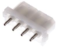 770997-1 TE Connectivity Commercial MATE-N-LOK Series Straight Through Hole Mount PCB Socket, 4-Contact, 1-Row, 5.08mm Pitch,