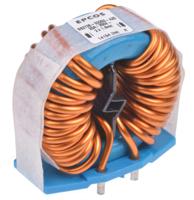 b82726s2203a020 EPCOS 1.6 mH -30 → +50% Ferrite Power Line Choke, Max SRF:10kHz, 20A Idc, 4.5mΩ Rdc 250 V ac, B82726S