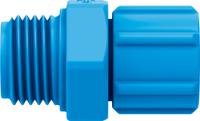 ck-38-pk-9-ku Festo CK Series Straight Fitting, G 3/8 Male to Push In 9 mm, Threaded-to-Tube Connection Style, 6468