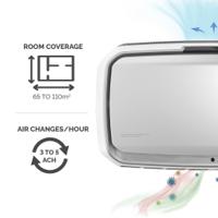 9451001 Fellowes HEPA Air Purifier, 110m², 31 dB, 36 dB, 40 dB, 47 dB, 55 dB