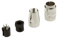 c09131d0041002 Amphenol Industrial, C 091 D 4 Pole M16 Din Socket, 5A, 300 V ac/dc IP67, Screw On, Female, Cable Mount