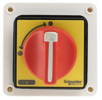 vccf4 Schneider Electric 3P Pole Panel Mount Isolator Switch - 80A Maximum Current, 37kW Power Rating, IP65