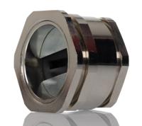 52107370-52103060 Lapp SKINDICHT Series Metallic Nickel Plated Brass Cable Gland, M50 Thread, 5mm min., 12mm max., IP54