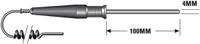 348-2427 RS PRO PT100 Insertion, Needle Temperature Probe, 100mm Length, 4mm Diameter, +250 °C Max