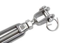 183-5958 RS PRO Jaw to Jaw Stainless Steel Rigging Screw, M8 Thread