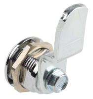 f186-02-2 Euro-Locks a Lowe & Fletcher group Company Spanner Lock, 25.6mm Panel-to-Tongue, 23 x 20.2mm Cutout, Square Head Unlock