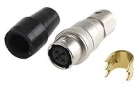 hr10a-7j-4s73 Hirose Circular Connector, 4 Contacts, Cable, Miniature Connector, Socket, Female, HR10 Series