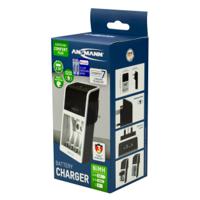 1001-0094-44-03520 Ansmann  Battery Charger For NiMH 9V, AA, AAA 4 Cell with UK plug, Batteries Included