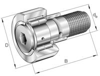 nukre47-a Stud Type Track Roller Track Roller NUKRE47-A, 47mm OD