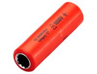07312 ITL Insulated Tools Ltd 1/4 in Drive 10mm Insulated Deep Socket, 12 point, VDE/1000V, 65 mm Overall Length