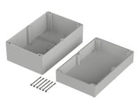 62241000-em-241 Bopla Euromas II Series Light Grey Polycarbonate Enclosure, IP65, Light Grey Lid, 250 x 160 x 122mm