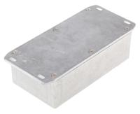 1590dfl Hammond 1590 Series Natural Die Cast Aluminium Enclosure, IP54, Flanged, Natural Lid, 187.5 x 119.5 x 52mm