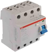 2csf204101r1250-f204a-25003 ABB F200 RCCB, 25A, 4 Pole, 30mA, Type A