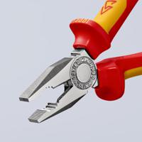 03-06-180 Knipex Combination Pliers, 180 mm Overall, Straight Tip, VDE/1000V
